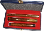 GPC-1043. Irish Flute, Rose wood with Case.
