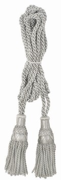 Silver Bagpipe Silky Cords,