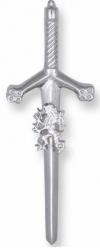 GPC-2021L. Lion Kilt Pin, chrome finish.