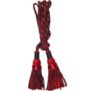 Great highland bagpipe drone cord made in silk material multi color black and red