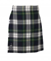 DRESS GORDON TARTAN, Hand made, 8 yards on material, 70% wool 30% synthetic wool,